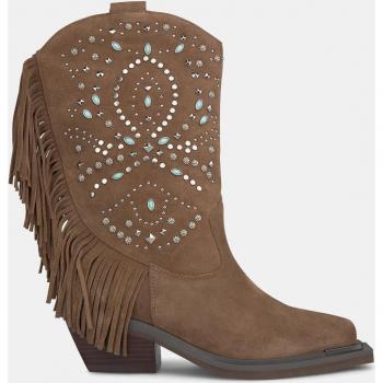 Cuadradotica Botas Alma con Flecos