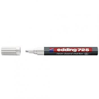 Edding 725 4-725049 Whiteboardmarker (10 Stk), 2-5mm, Keilspitze, weiß