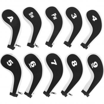 Conjunto de 10 Cubiertas para Clubes de Golf con Cuello Protegido