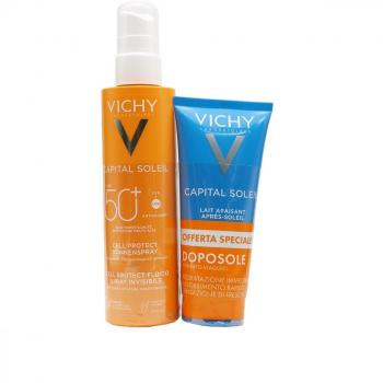 Vichy solare Cell Protect spf 50+ 200 millilitri + doposole omaggio 100 millilitri