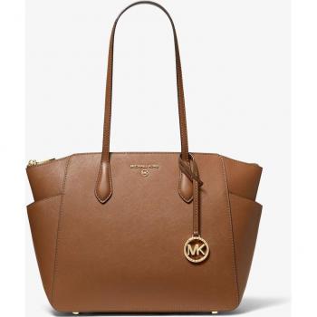Bolso Mediano Marilyn en Saffiano Marrón