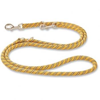 Wolters Piombo Everest Vento di Montagna 200×1,3 cm Curry Giallo/Nero – Collare e Guinzaglio in Legno