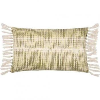 FringeVista Olive Abstract Couch Pad
