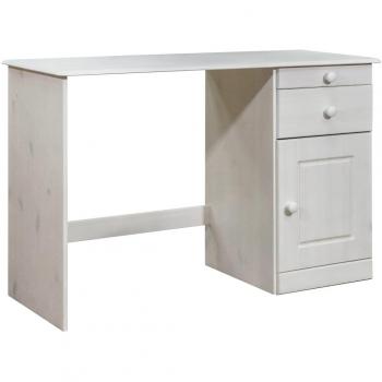 Escritorio de Madera Maciza con Cajones 110x50x74 cm