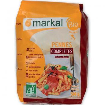 Penne complètes sans gluten 500 g