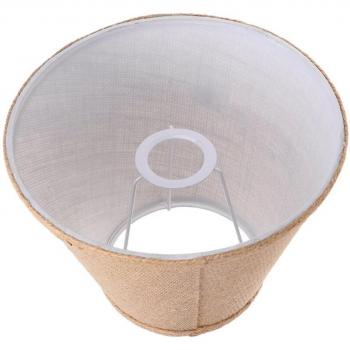 Abat-jour en jute, 1 pièce, style rustique pour décoration intérieure