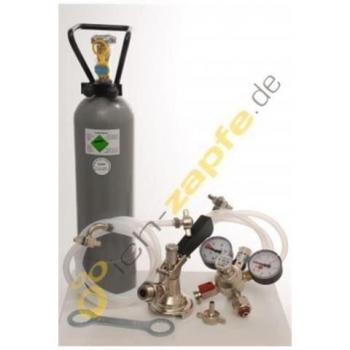 Pacchetto completo ICH‑ZAPFE per Pygmy con fusto birra tipo S e CO₂ 2 kg