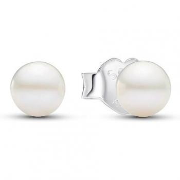 Pendientes de botón Perla Cultivada de Agua Dulce de 4.5mm 293168C01