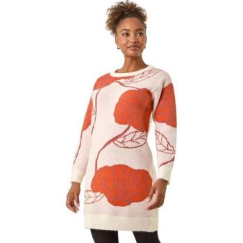 Robe à manches longues Roman Orange Rose