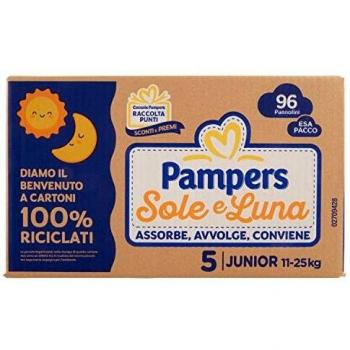 Pampers Sole e Luna Pannolini Junior, Taglia 5