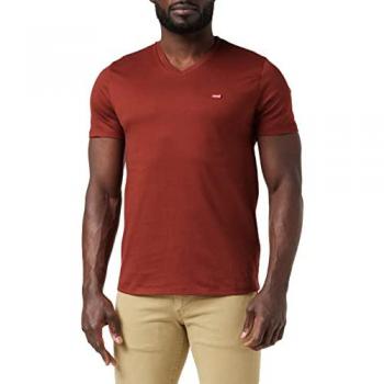 Levi’s Original Housemark T‑Shirt – Rot, Standard Fit, Größe XL