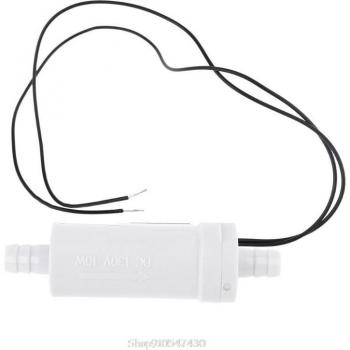 Sensor de Flujo de Agua Plástico 10W OD10mm Normal Abierto 1.5-10L/min
