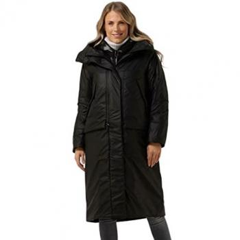 Manteau Long Femme QW387 (Couleur Noire)