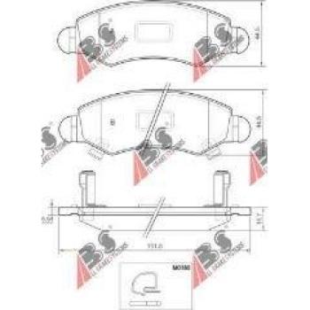 A.B.S. 37470 Pastilhas de freio