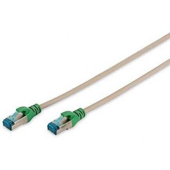 Digitus CAT 5e F-UTP Crossover-Patchkabel Cu PVC AWG 26/7 Länge 10 m Farbe Grau (F/UTP, CAT5e, 10 m), Netzwerkkabel