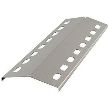 Plaque à Flamme BBQ-Toro en Acier Inoxydable pour Gril à Gaz 43,5 x 15 cm