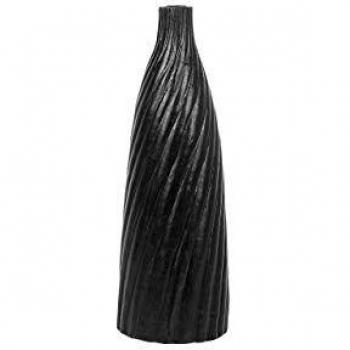 Vaso decorativo 45 cm nero beliani Florentia
