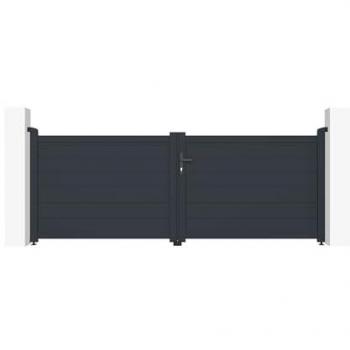 Eiger Drehtor Komplettset 300 x 115 cm mit grauem 100P115 cm