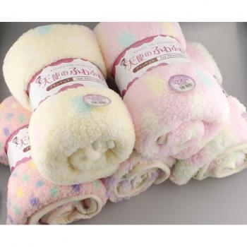 Baby Bath Towel and Blanket Set Coral Fleece #YE120