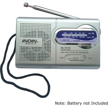 INDIN BC-R119 Portable AM/FM Stereo Radio Receiver