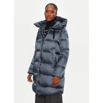 Women's Gray Nylon Down Parka