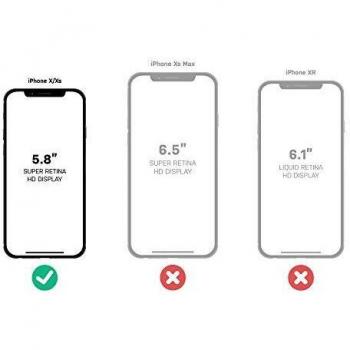 Sturzsichere LifeProof Next Hülle, Rosen‑Cactus, iPhone X/Xs