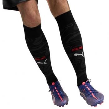 AC Milan Puma Replica Home Socks – Black/Shadow Grey