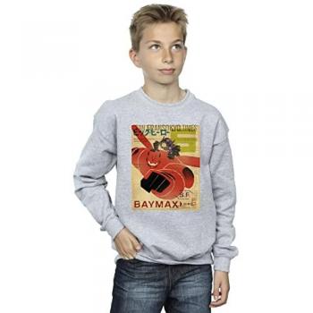 Disney Baymax Flying Shirt – Youth Grey
