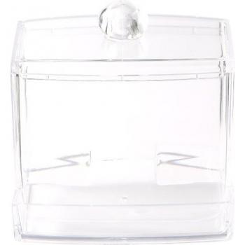 Jewelry Storage Box with Cotton Swab Compartment