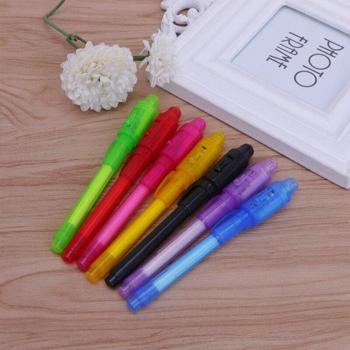 6Pcs/Set Safety Invisible Ink Pen with UV Feature