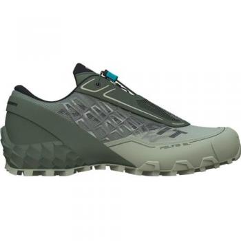 Dynafit Feline SL Dark Green/Gray Running Shoes, Size 40