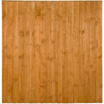 Forest Garden Professional Grade Featheredge Fence Panels, Height: 1.83 m (Pack of 5)