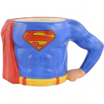 Superman Kaffeebecher 350 ml – Blau, Keramik, 12,5×7,5×