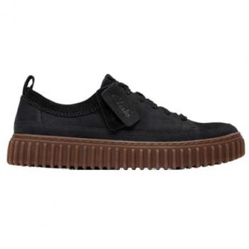 Clarks Scarpe Sneaker Torhill Lace, stile classico nero