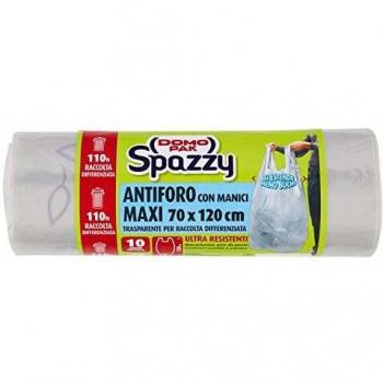 Domopak Spazzy Sacchi 110 Lt Neutro Trasparente