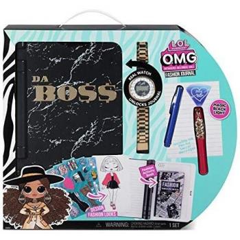 LOL Surprise! OMG Mode Fashion Secret Journal with Invisible Ink, Electronic Lock, and Watch Key