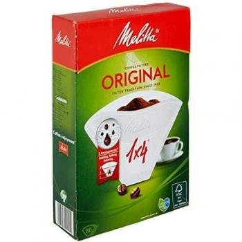 Original Melitta FSC Cup Filter Paper Pack, 1×4 Size, 80 Sheets – PO‑148W