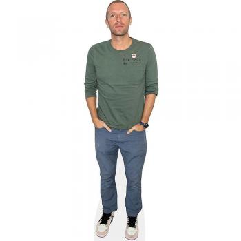 Recorte cartón Chris Martin (Natural/Mini). Párate