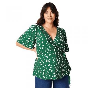 Curve Abstract Tie Wrap Top