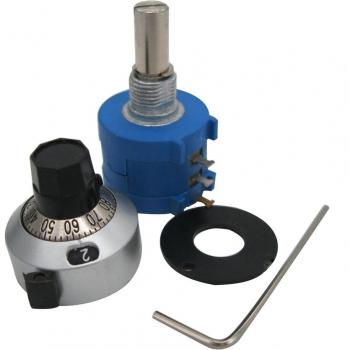 5Pcs 3590S 20K Ohm Precision Potentiometer with Counting Dial