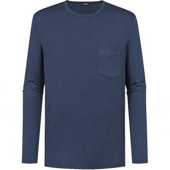 Mey Pyjama Langarmshirt Herren Jefferson fossil grey XL