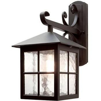 Winchester 1 Light Black Outdoor Wall Light IP43