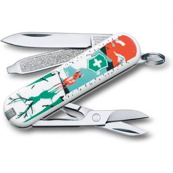 Victorinox Taschenwerkzeug Classic 58 mm „Wachsender Hirsch“ – 0.6223.L1507