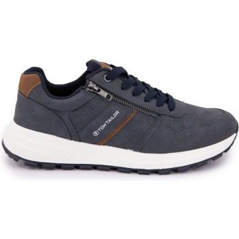 Basket homme TOM TAILOR avec zip bleu marine