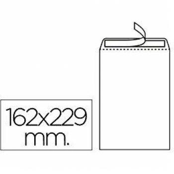 Sobre C5 N.16 en blanc avec tirage silicone, 162x229 mm, boîte de 250