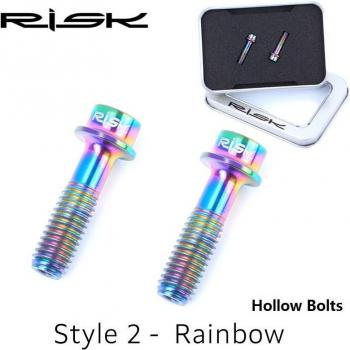 Black Titanium Alloy M5*18mm Hollow Screw for Bike Seat Clamp