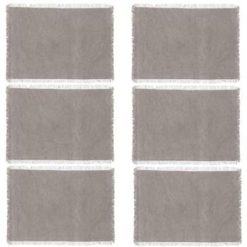 Lot de 6 sets de table en coton