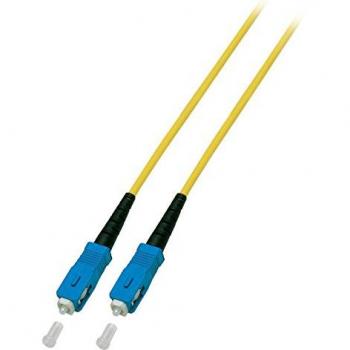 EFB Simplex Brückenkabel SC/SC, 9/125 µm, 15 m – LSZH/OS1 OS2