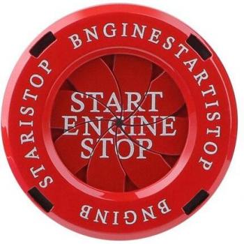 Zinc Alloy Car Ignition Button Cover for Dodge