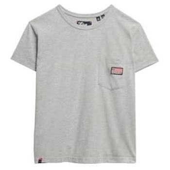 Superdry Meliertes T-Shirt mit Brusttasche